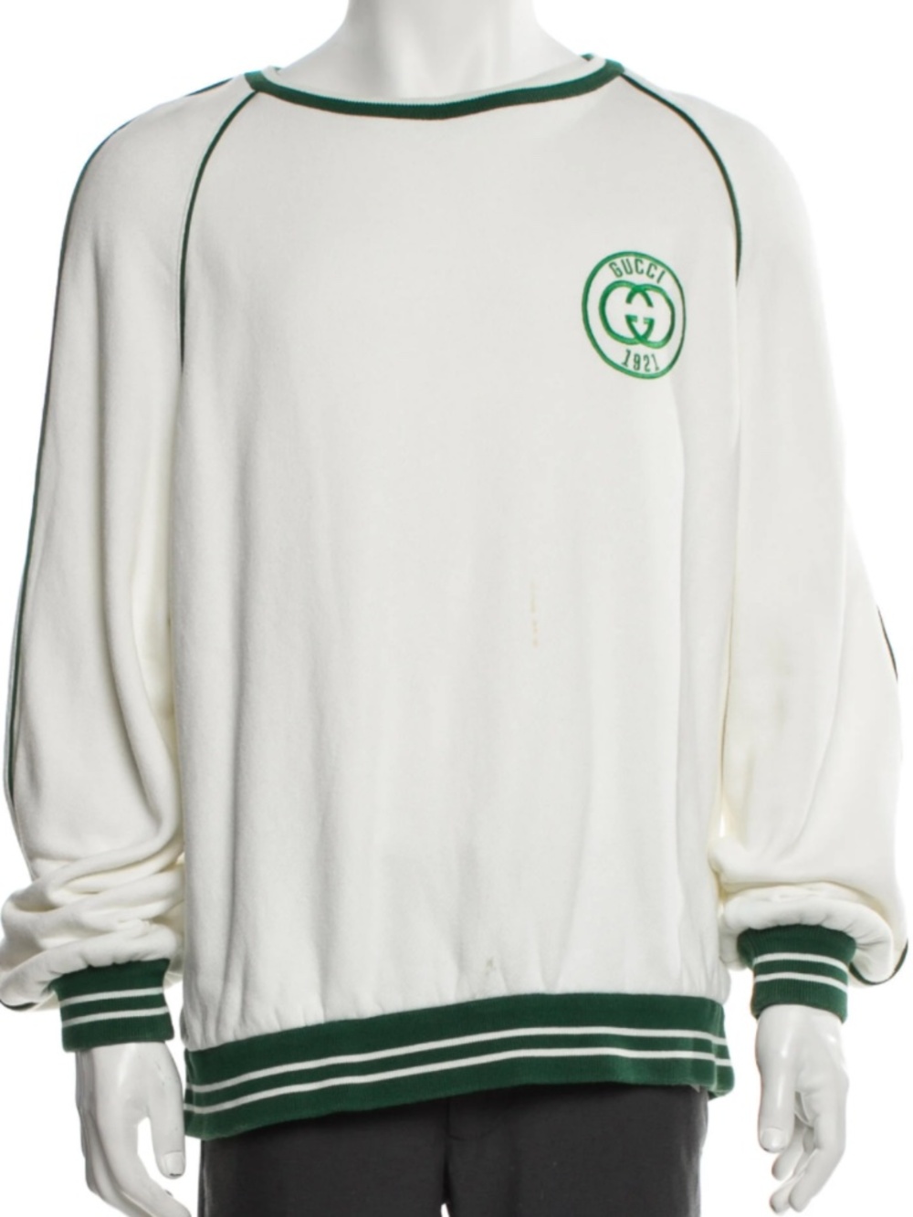 Men’s Gucci cotton interlocking G logo sweatshirt. Size L.